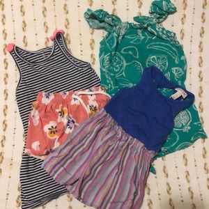 Cat and Jack 2t dresses/romper/skort bundle